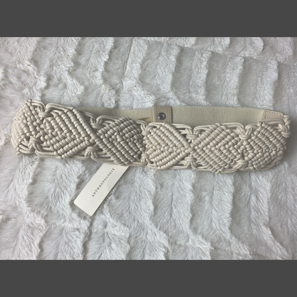 NWT Anthropologie Macrame belt